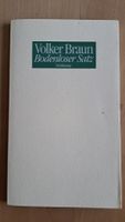 Volker Braun,  Bodenloser Satz, Suhrkamp, 1. Aufl. 1990