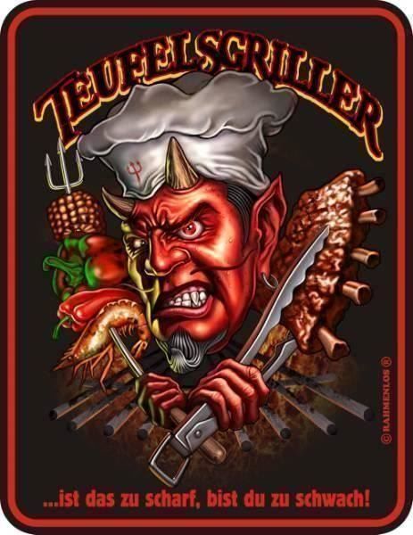 Ecriteaux: Teufelsgriller - Blechschild – Neuf (Voir description) à Ennetbürgen par open24shop