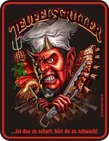 Teufelsgriller - Blechschild