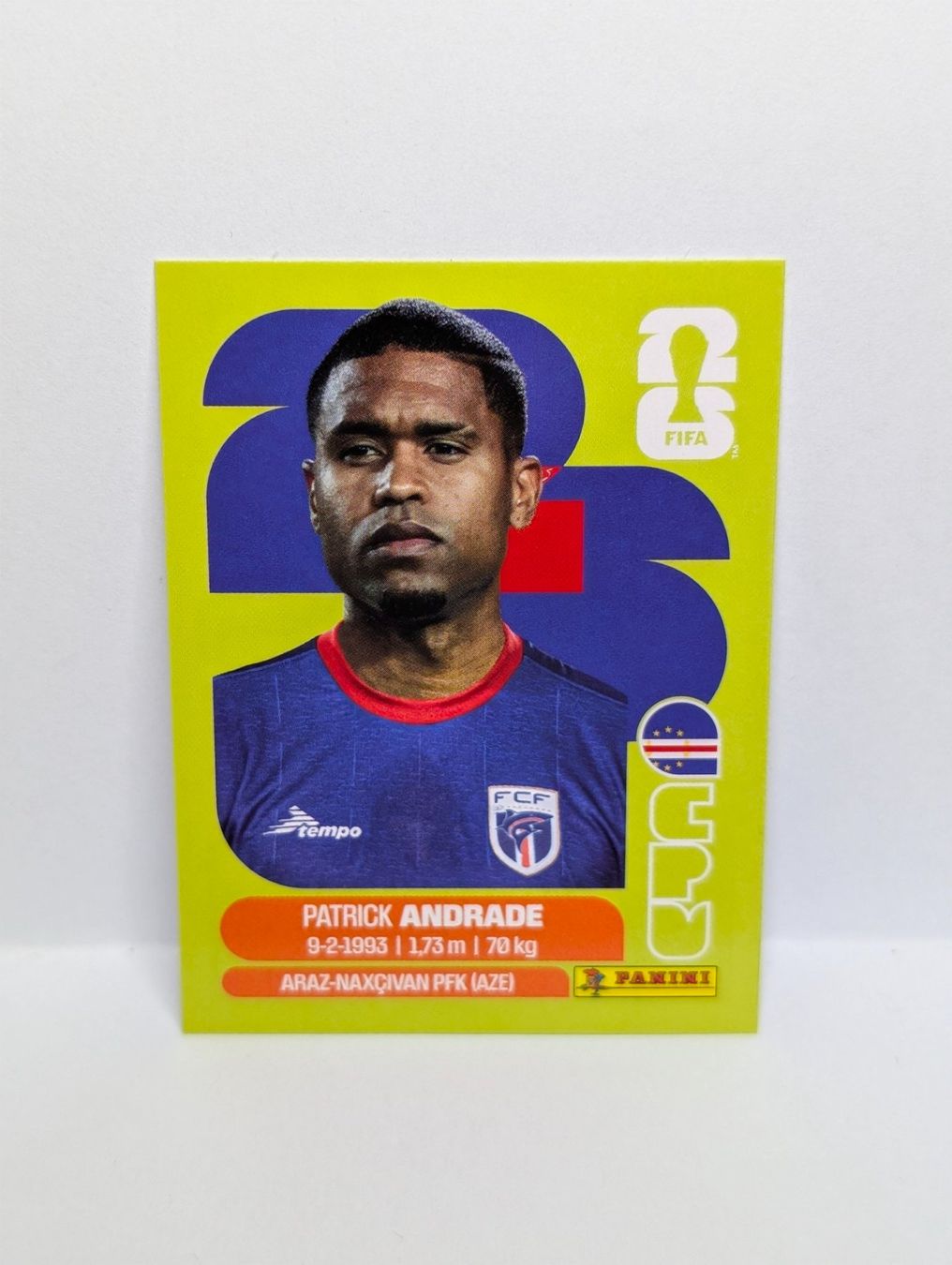 Panini Carte collezionabili: Panini WM 2026 - CPV 11 - Patrick ANDRADE CAP VERT – Nuovo (secondo la descrizione) da Founex venduto da amel89
