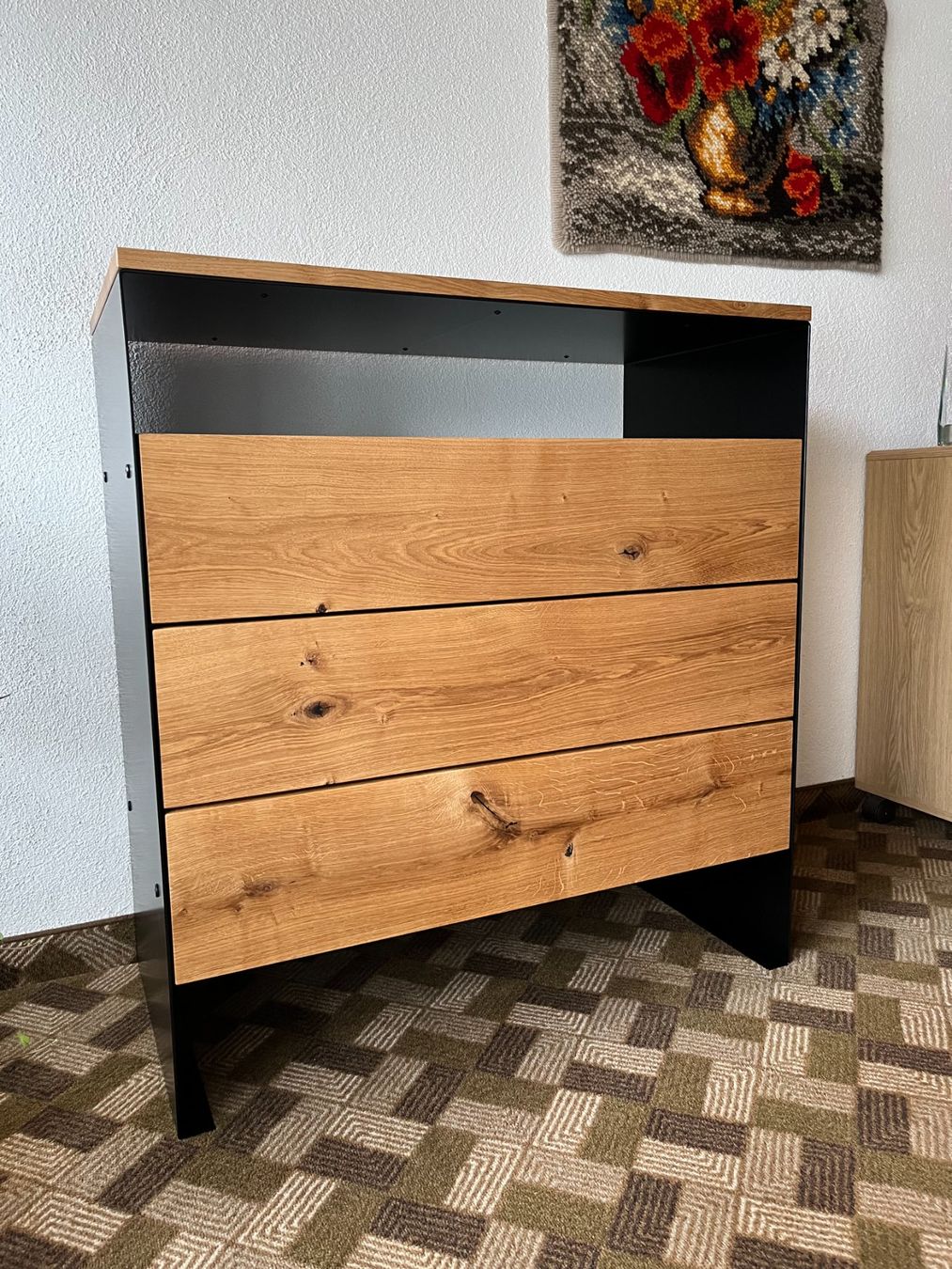 Cassettiere: Eiche Kommode in Schreinerqualität – Nuovo (secondo la descrizione) da Schlossrued venduto da Hunziker_93 1