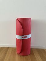 Fitnessmatte Airex Corona 200 rot mit Gurt guter Zustand