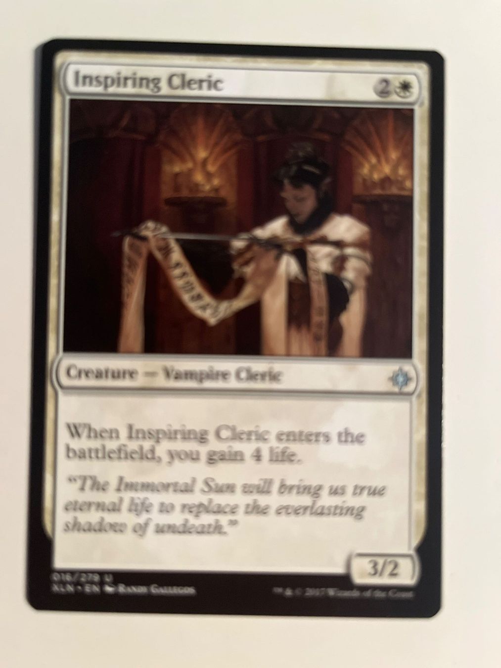 Magic The Gathering Sammelbilder & Trading cards: 1 x Inspiring Cleric - Magic: The Gathering - MtG – Gebraucht aus Kriens von Shadi1980