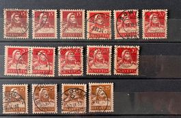 Lot Tellbrustbild SBK 173, 174 und 175