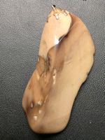 wunderbarer Edelstein Stein Anhänger 2,5 cm x 5 cm gefasst