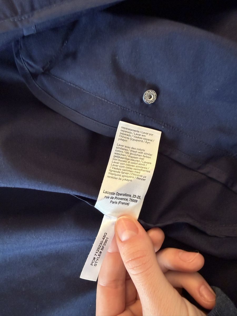 Lacoste Vestes: Lacoste Navy light Jacket, Hooded Jacket - Size 38, New! – Neuf (Voir description) à Zuchwil par Strahla 6