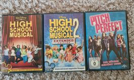 High School Musical 1 & 2 + Pitch Perfect – 3 DVDs
