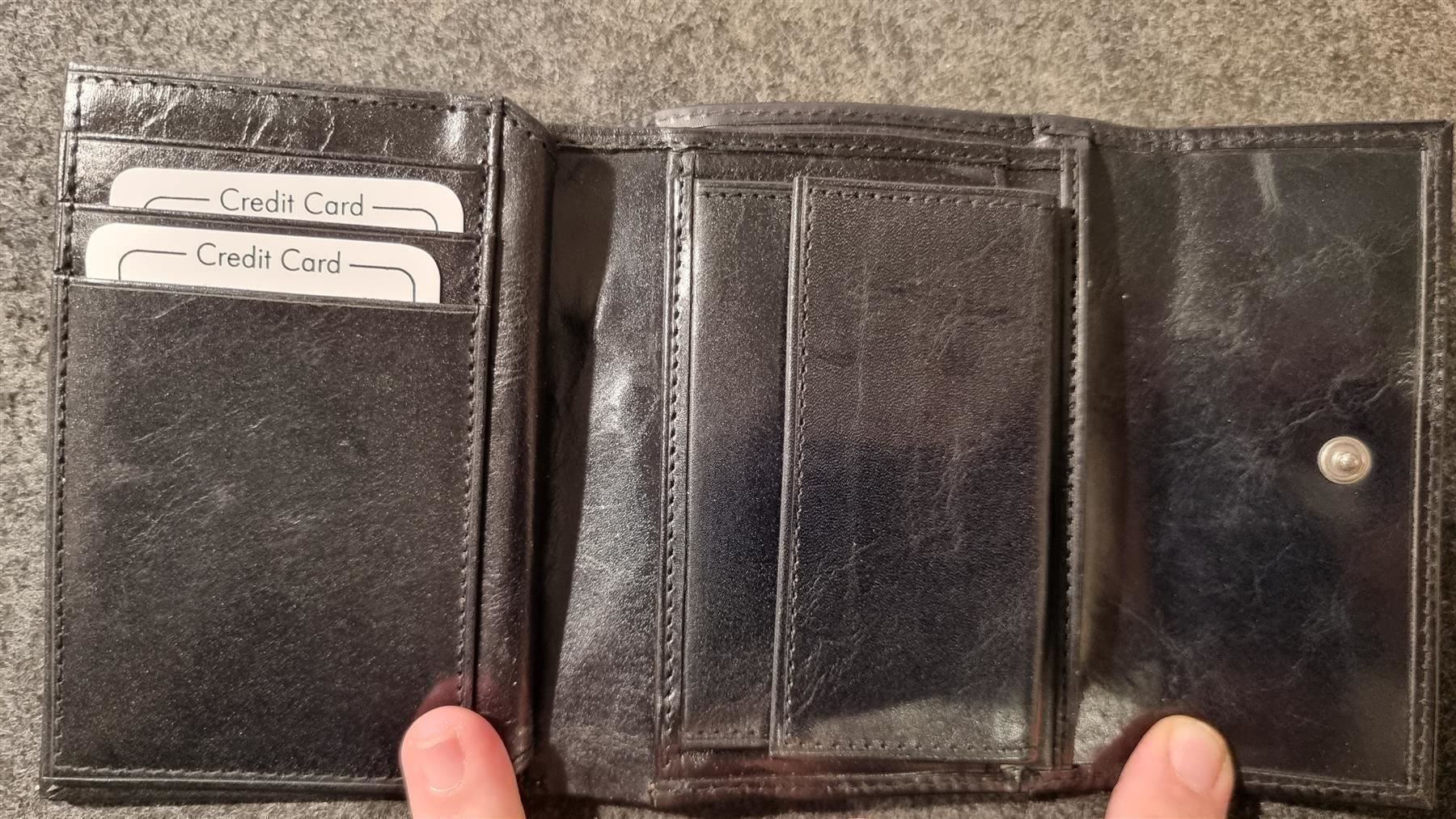 Brieftaschen: Portemonnaie aus Leder schwarz – Neu (gemäss Beschreibung) aus Rebstein von James-Dean 3