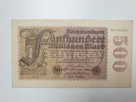 🇩🇪 Germany Weimar hyperinflation 500 Mark 1923 UNC