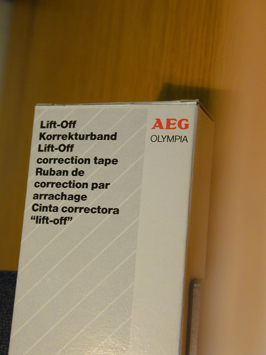 Dekobänder: AEG OLYMPIA KORREKTURBAND – Neu und originalverpackt aus Oberursel von swinger-ecki 1