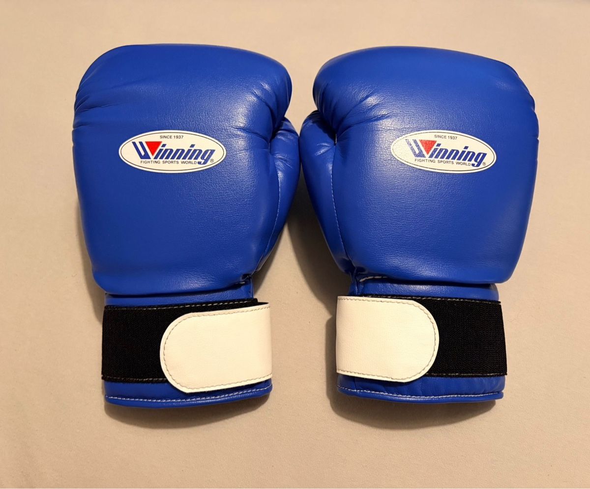 Gants & mitaines : Winning Boxhandschuhe 14oz Blau – D'occasion à Trimmis par fly_68ps