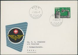 1956 - Simplontunnel - Abart - FDC ET - deutsch · dt