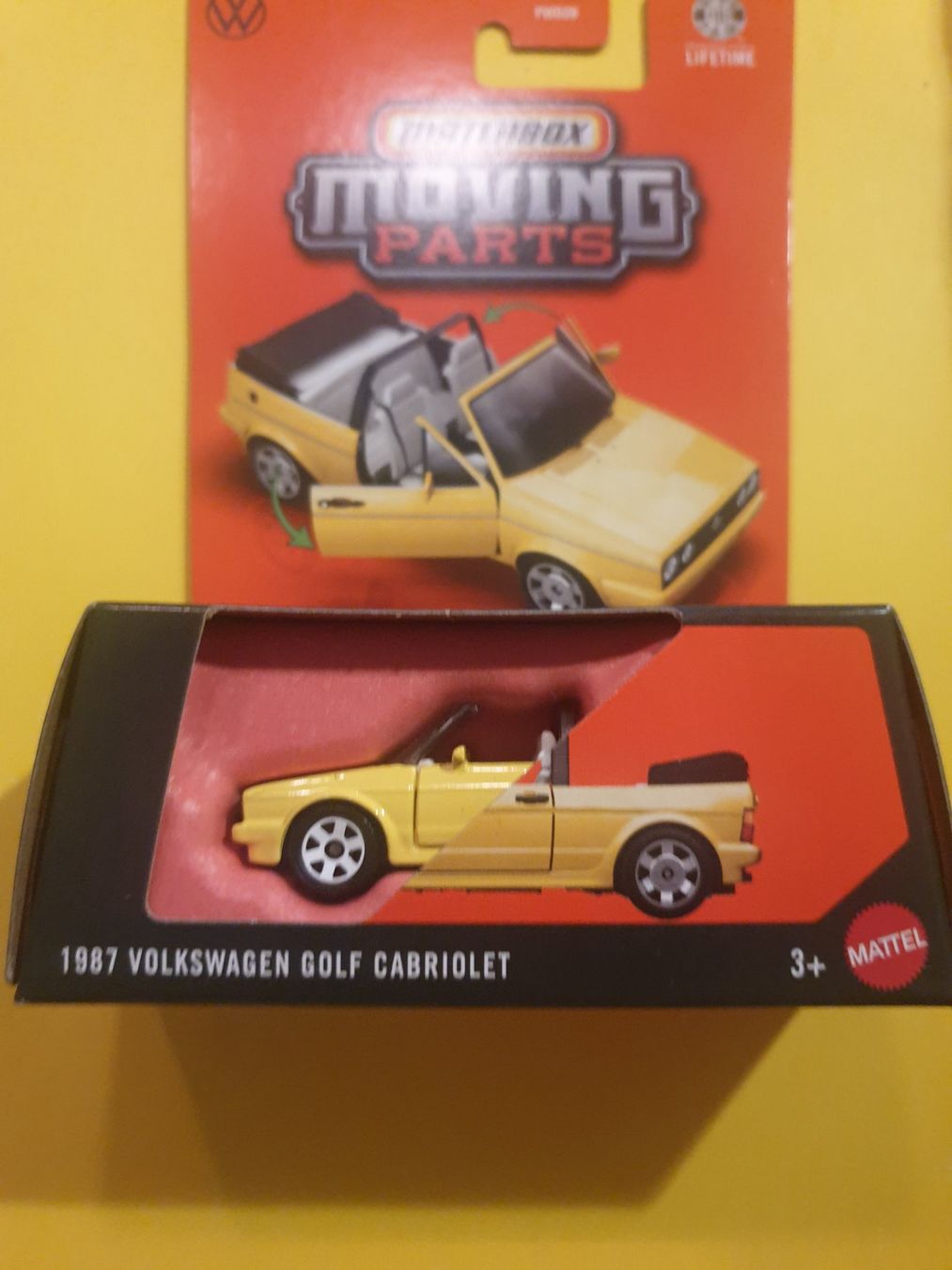 Matchbox Modellini d'auto: Matchbox 1987 VOLKSWAGEN GOLF CABRIOLET – Nuovo e nell'imballaggio originale da Oftringen venduto da Rotor 1