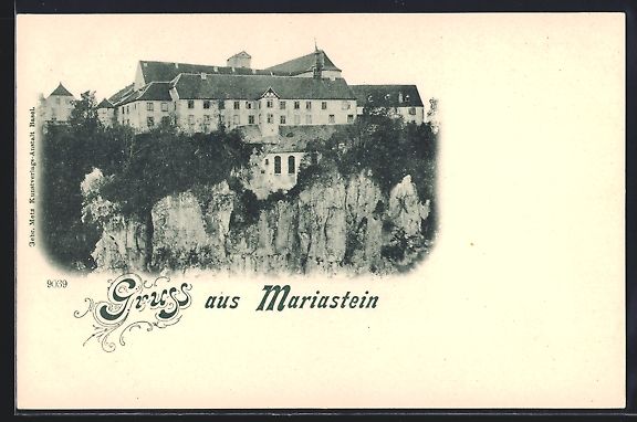 Cartoline postali: AK Mariastein, Ansicht des Klosters – Usato da Berlin venduto da bartko-reher