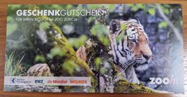 Zoo Zürich Gutschein – gültig bis 31.12.2028