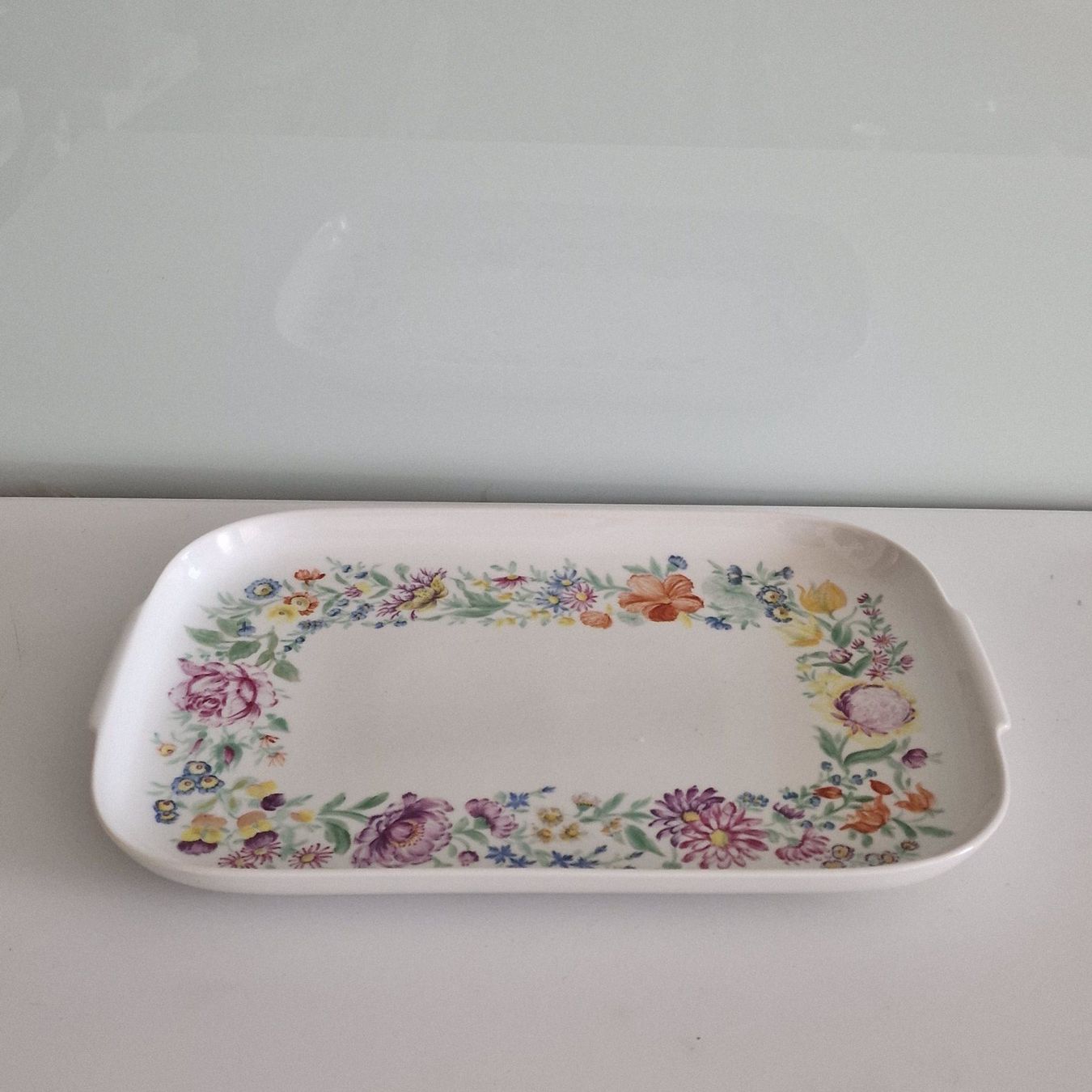 Rosenthal Teller: Wunderschöner Servierteller mit Blumenmuster.Rosenthal Helen – Gebraucht aus Birr von dem_9xtm
