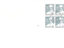FDC Pro Patria  Viererblock 1967