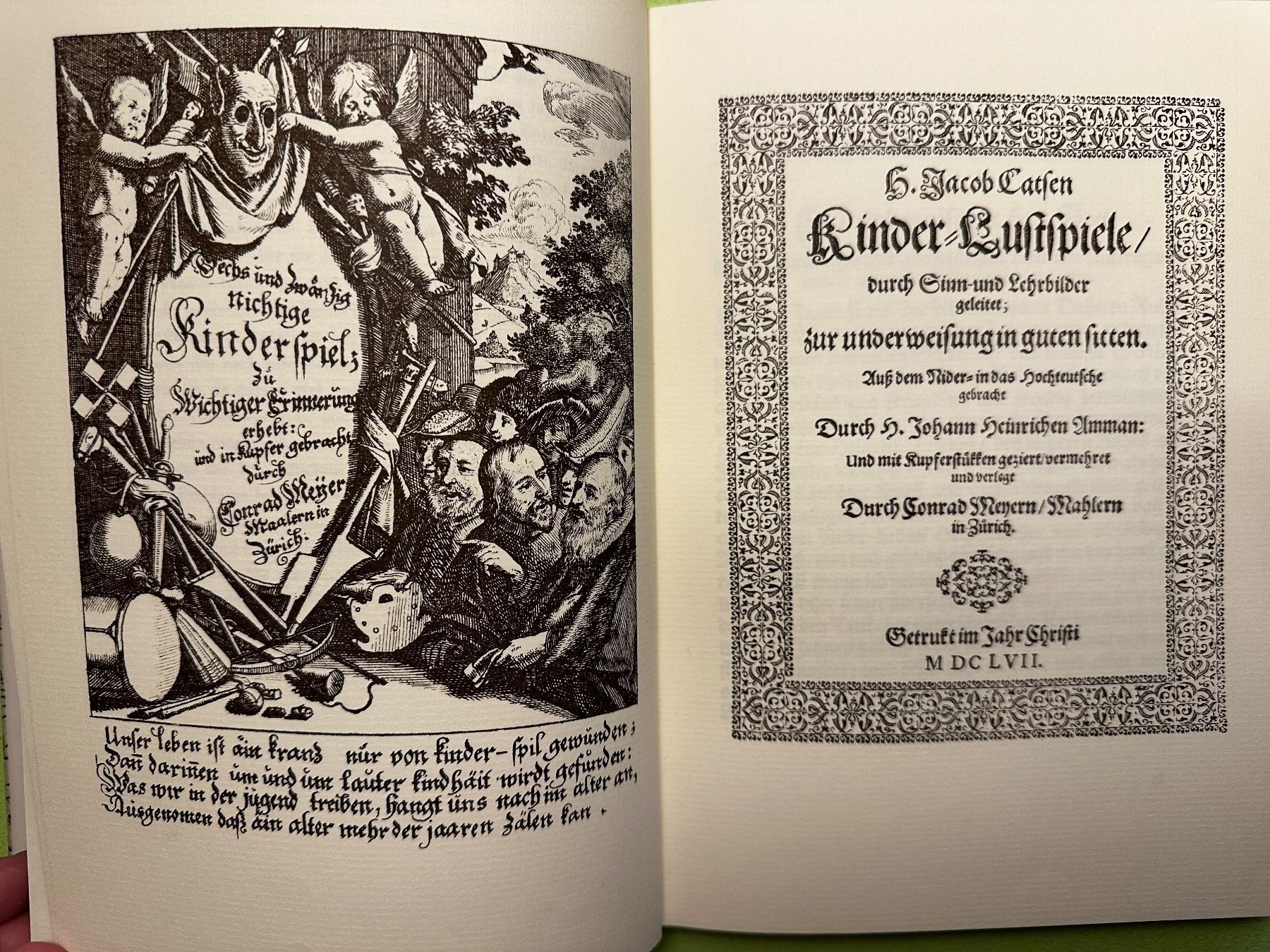 Libri: Conrad Meyer: Die Kinderspiele. – Usato da Zürich venduto da allp 5