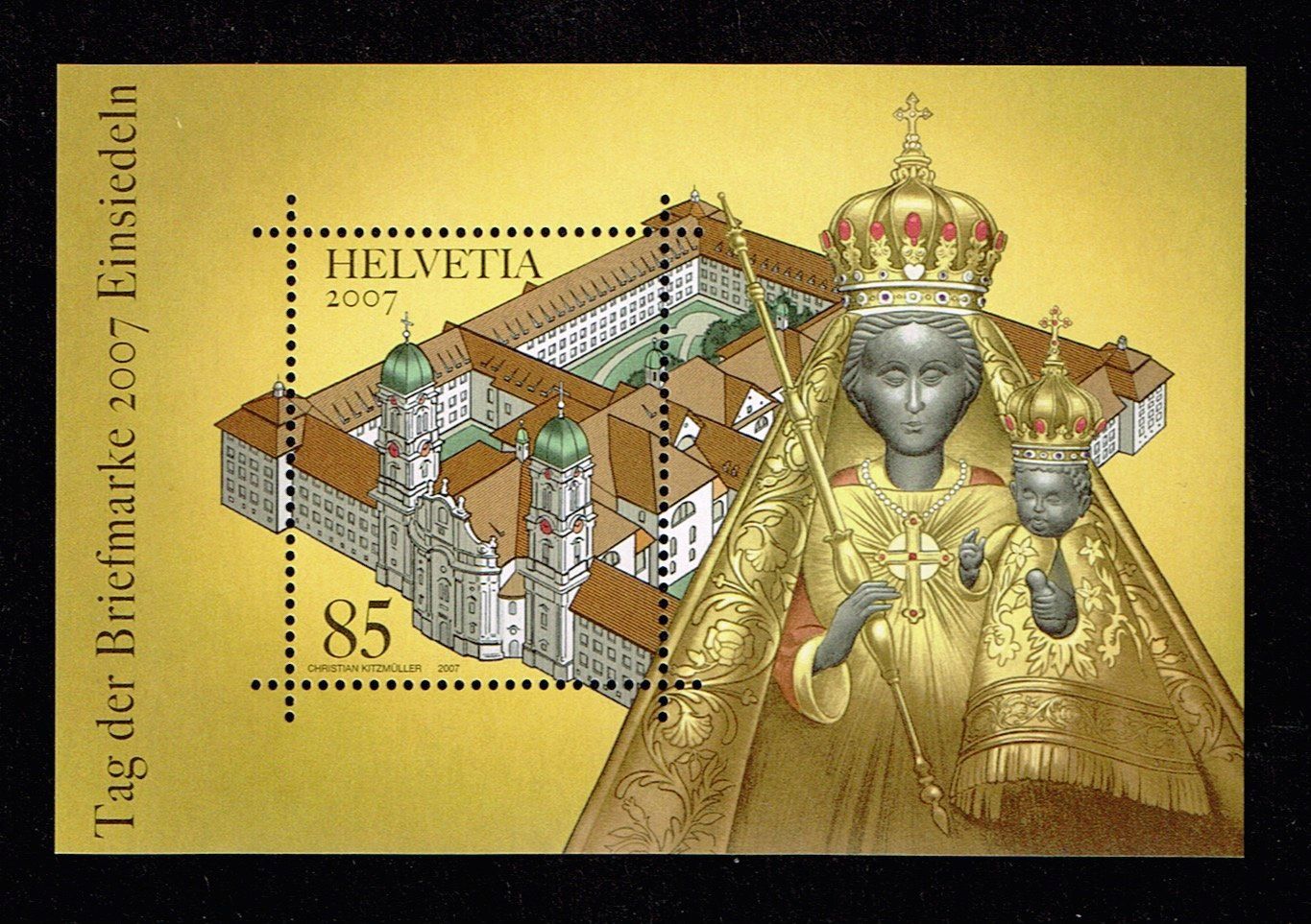 Tutti i francobolli: 2007 SoBl. "Einsiedeln", postfrisch – Nuovo (secondo la descrizione) da Blumenstein venduto da minos02