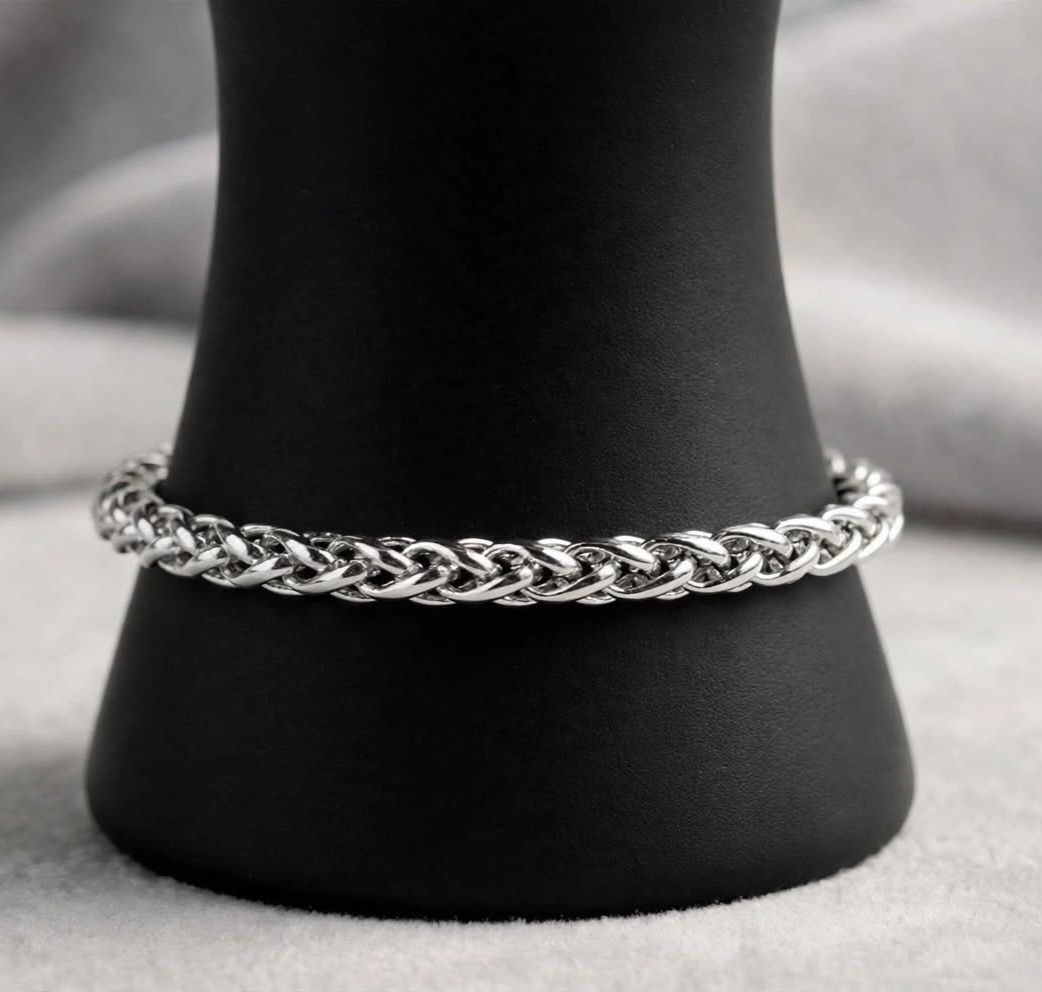 Armbänder & -reifen: Bracciale stainless steel colore argento – Neu (gemäss Beschreibung) aus Giubiasco von Stefaniav 1