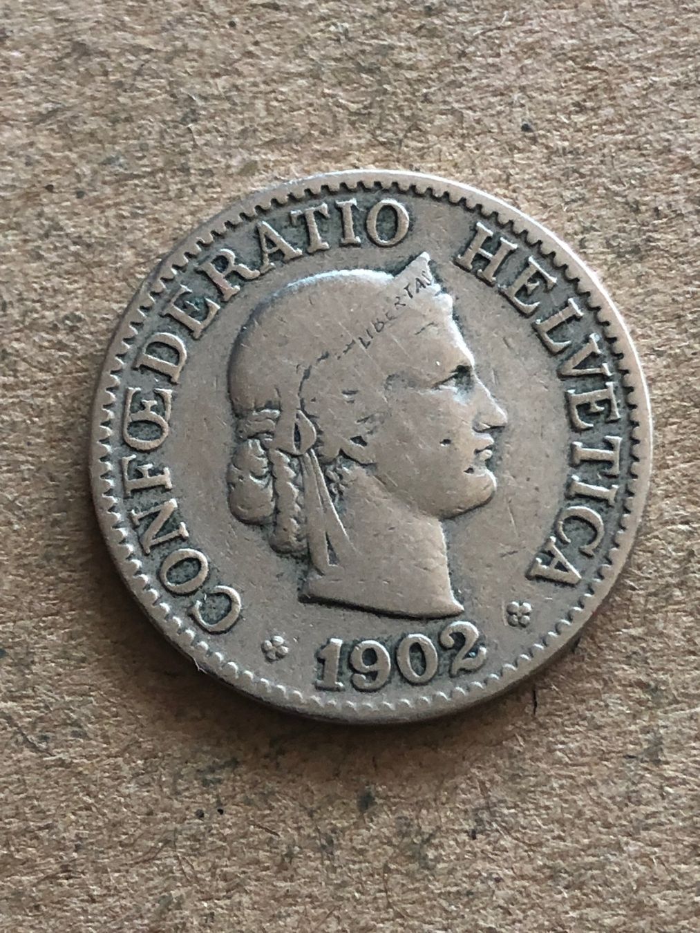 Tutti le monete: 10 Rp. 1902 – Usato da Schötz venduto da Odpa
