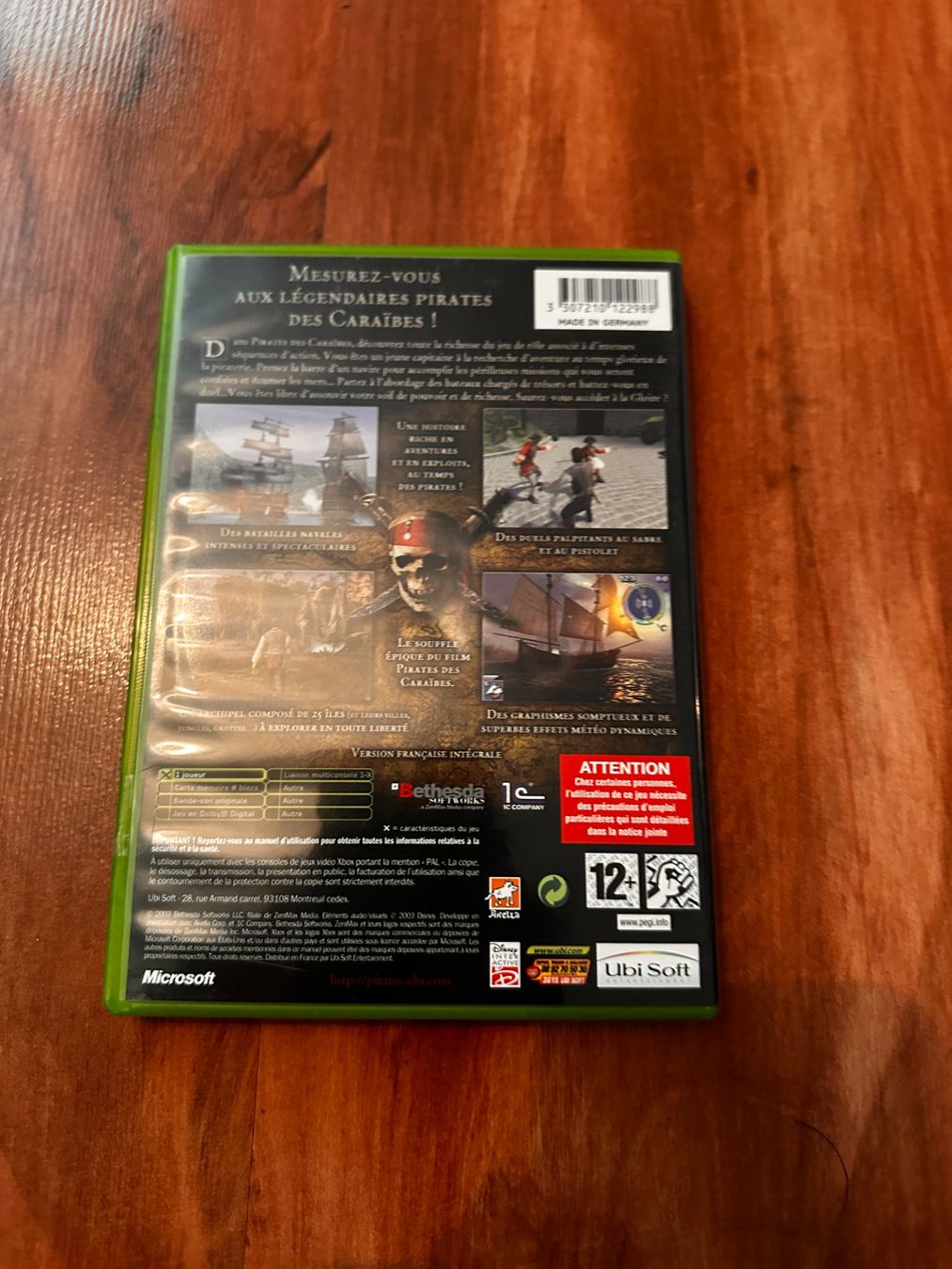 Microsoft Spiele: Jeu Xbox:  Pirates des Caraïbes - Complet – Gebraucht aus Bellevue von LarsUlrich01 1