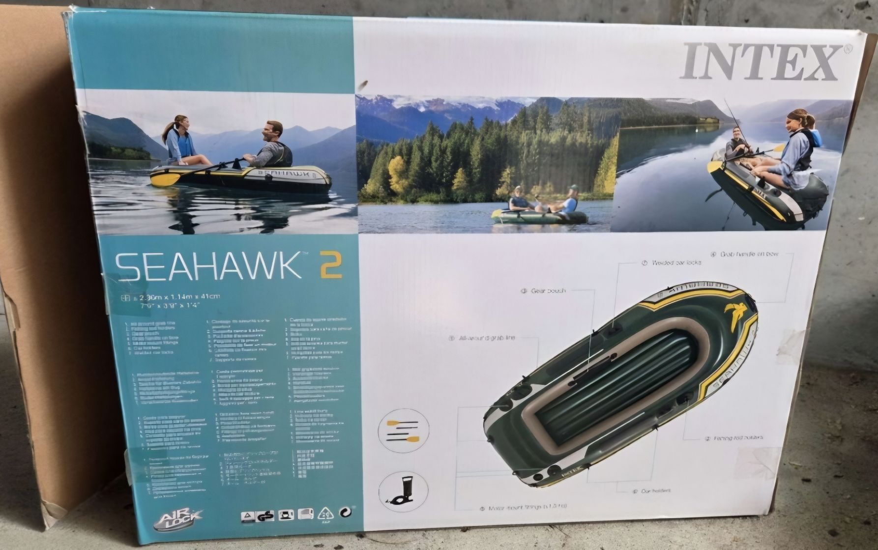 Bateaux: INTEX Seahawk 2 Schlauchboot – D'occasion à Schwanden b. Brienz par veloso_nuno 1