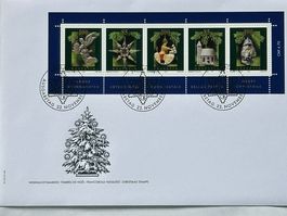 🎄 Sonderblock mit 5 Weihnachtsmarken "Baum-Schmuck" 2004 🎄