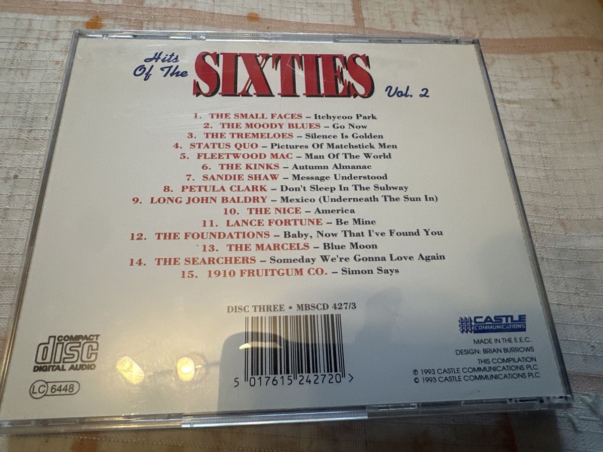 CD: Hits der 60er Vol. 2 - Original Interpreten – Usato da Schaffhausen venduto da D-MAC 1