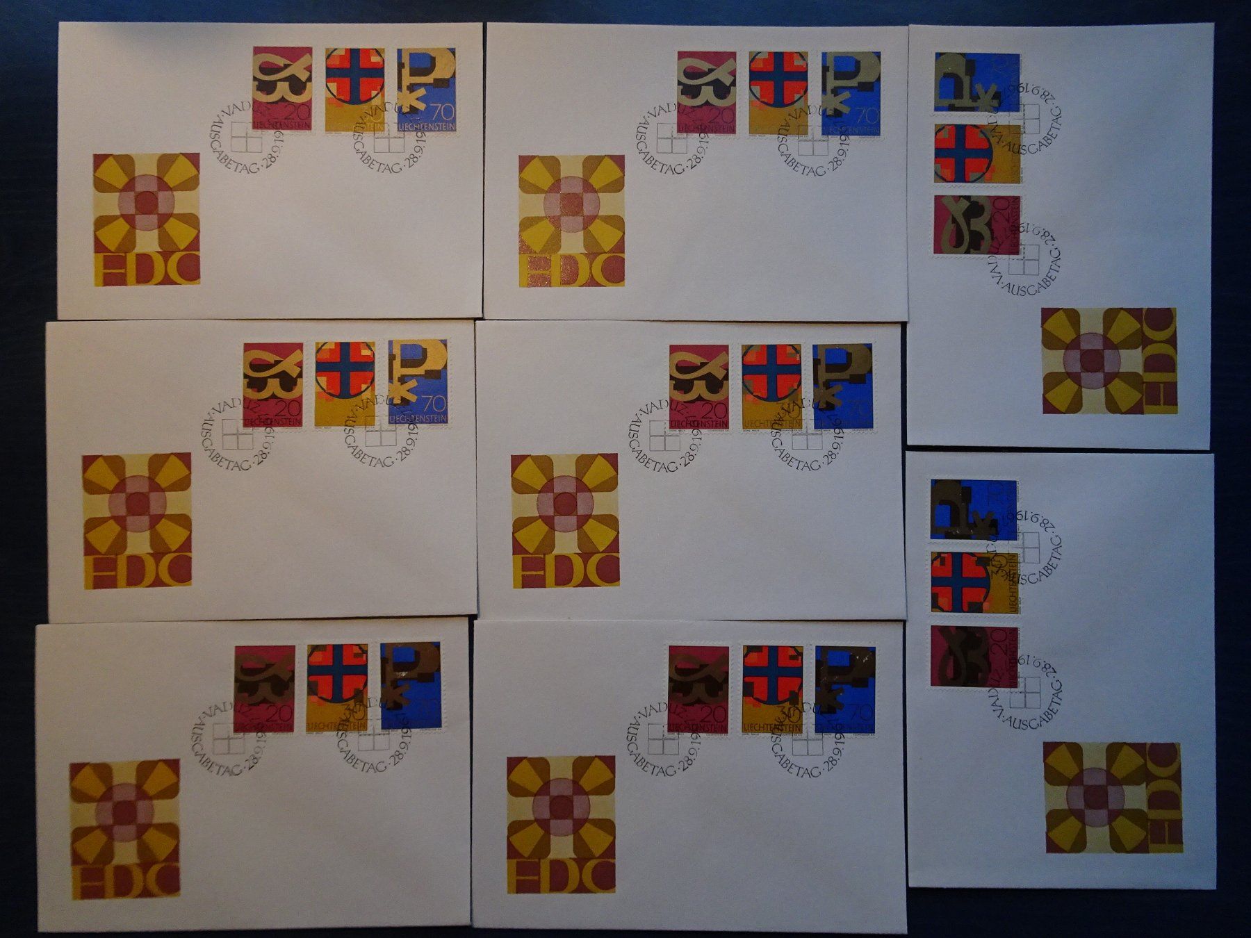 Tous les timbres: FDC 1967 – Neuf (Voir description) à Aadorf par Chnorli-Furz