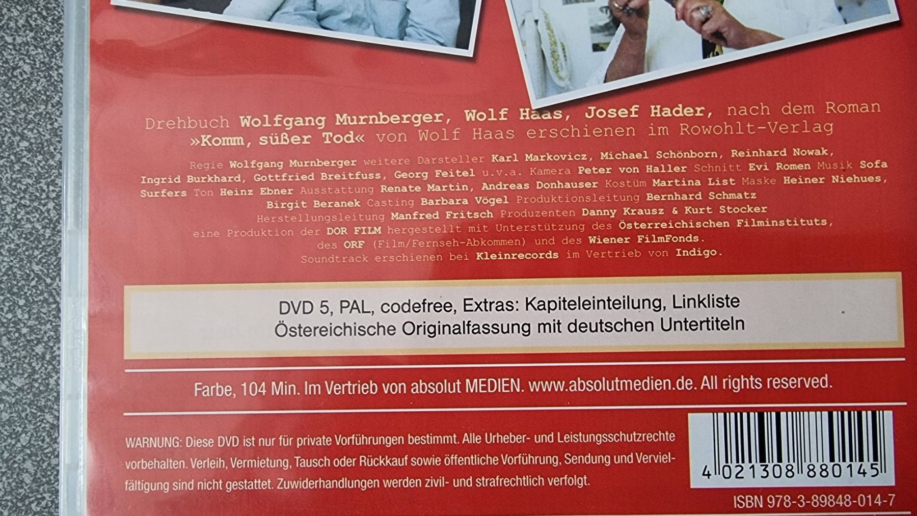 Tutti i DVDs: DVD Komm süsser Tod – Usato da Oetwil am See venduto da fineli2 1