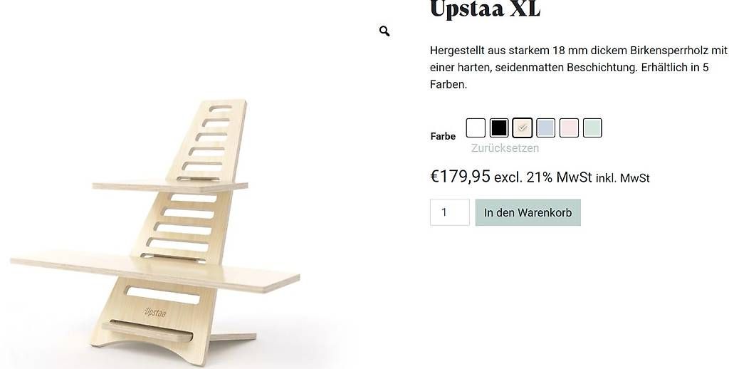 Racks & Cavalletti: Upstaa XL Stehpult Aufsatz – Usato da Zürich venduto da eis_yx9q 2