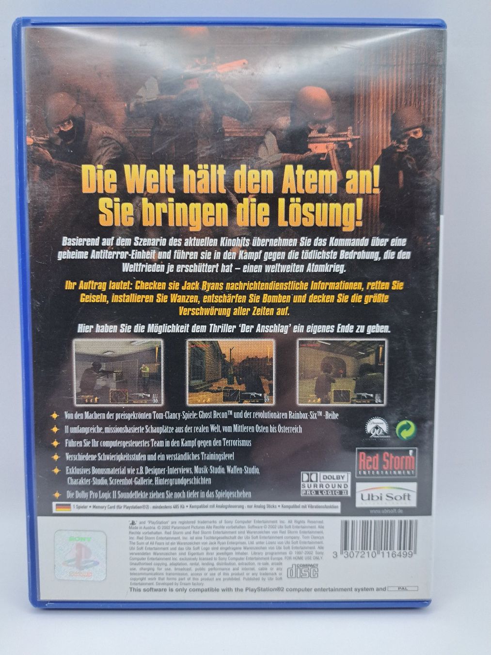 Giochi: Der Anschlag (Playstation 2/PS2) – Usato da Balgach venduto da Wasnwasn 1