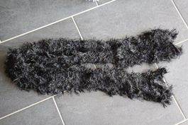 Schlauchschal schwarz, auf zwei Arten tragbar