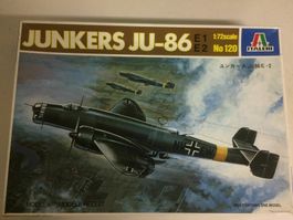 plastic model kit scale 1/ 72 ITALERI No 120 JUNKERS JU 86 E