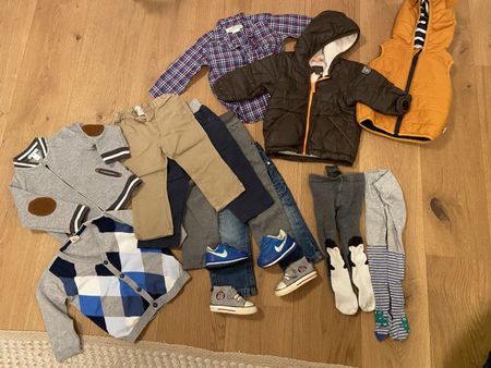Winter Kleiderpaket, Grösse 80, Jacke, Schuhe, Hosen etc.