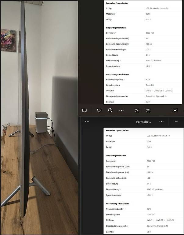 Televisori: Fernseher Samsung 55" – Usato da Elgg venduto da Linoneira 1
