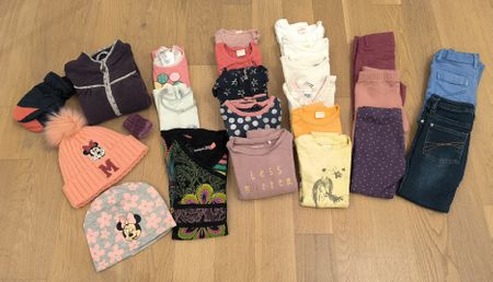 Mädchen Kleider Paket Gr. 104, Herbst / Winter (24 Teile)