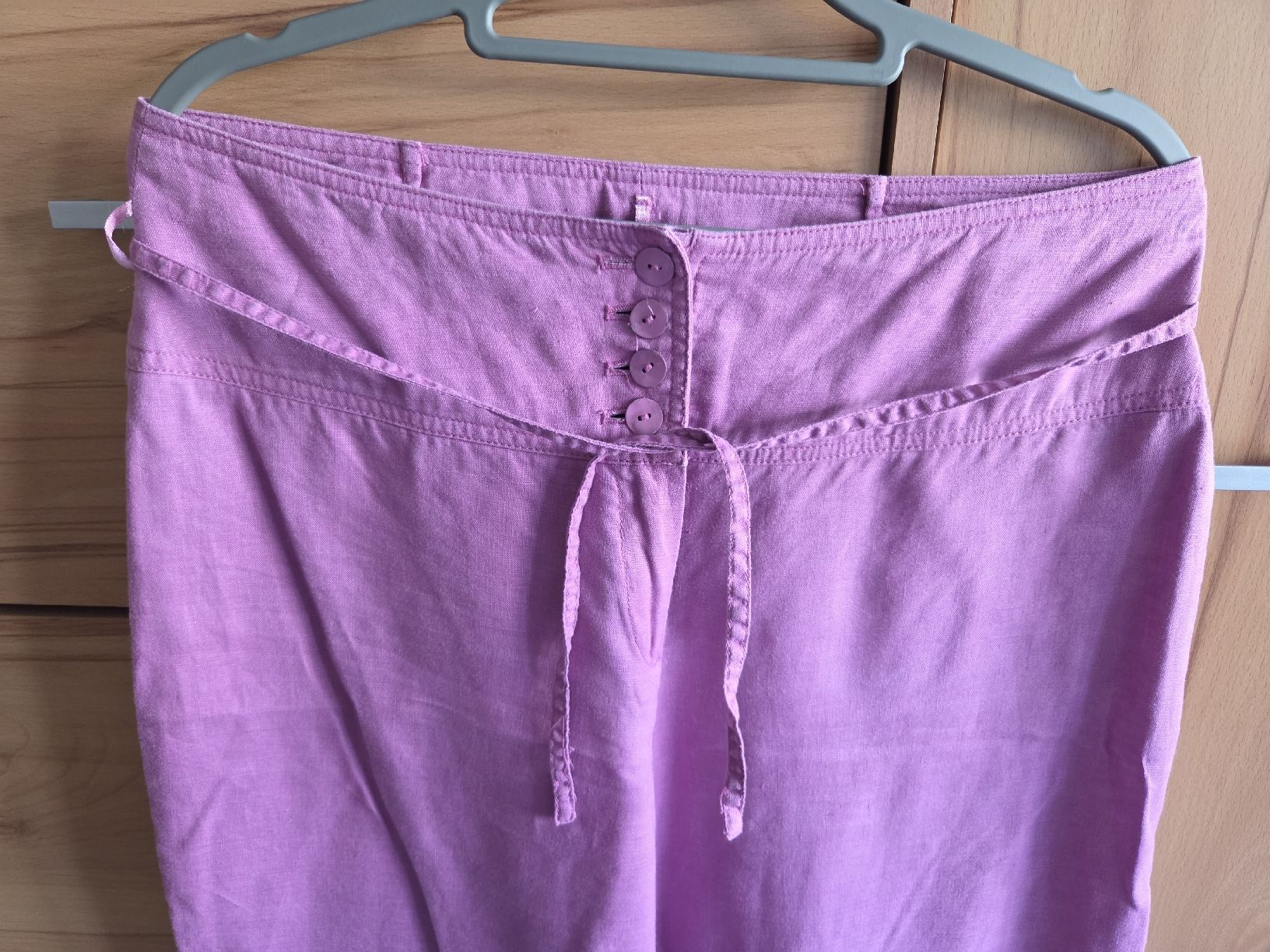 Pantaloni: Luftige weiche Leinenhose in Rosa Gr.38/40 – Usato da Winterthur venduto da katzen07 4
