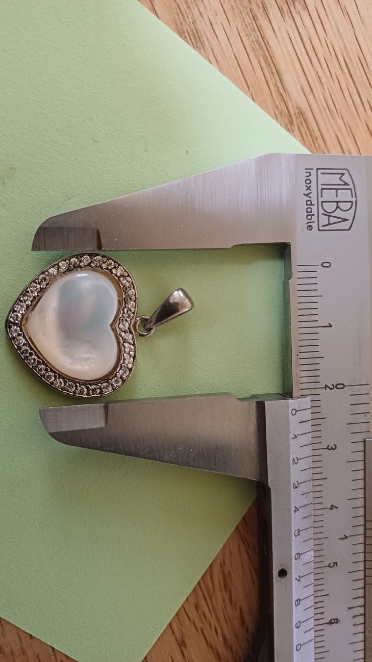 Ciondoli: Schönes Herz mit Stein 9.25 Silber  – Usato da Flawil venduto da Pinkmalibu 5