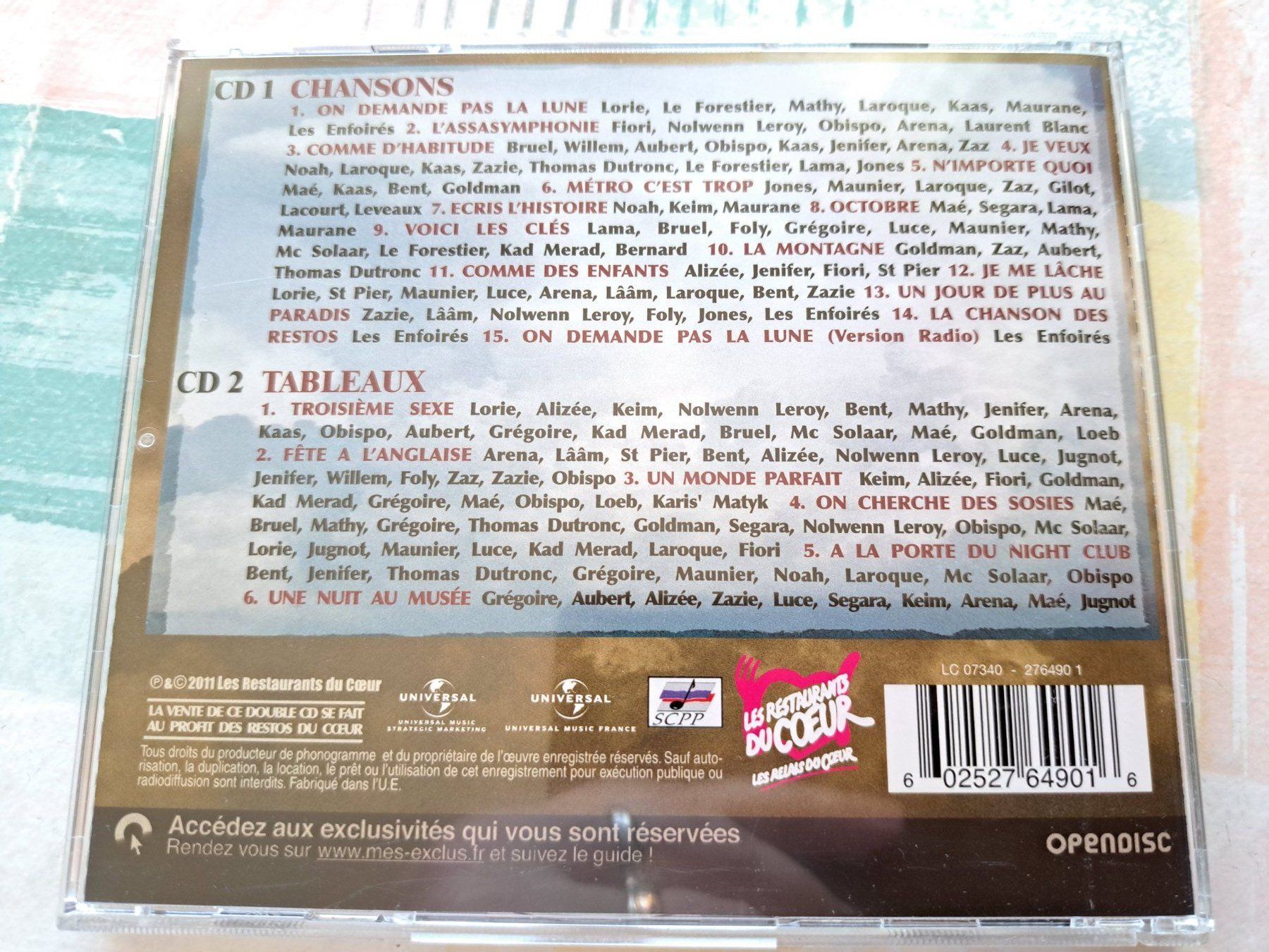 CD: Cd 2011 Dans l'oeil des enfoirés  – Usato da Pully venduto da bro_n52j 1