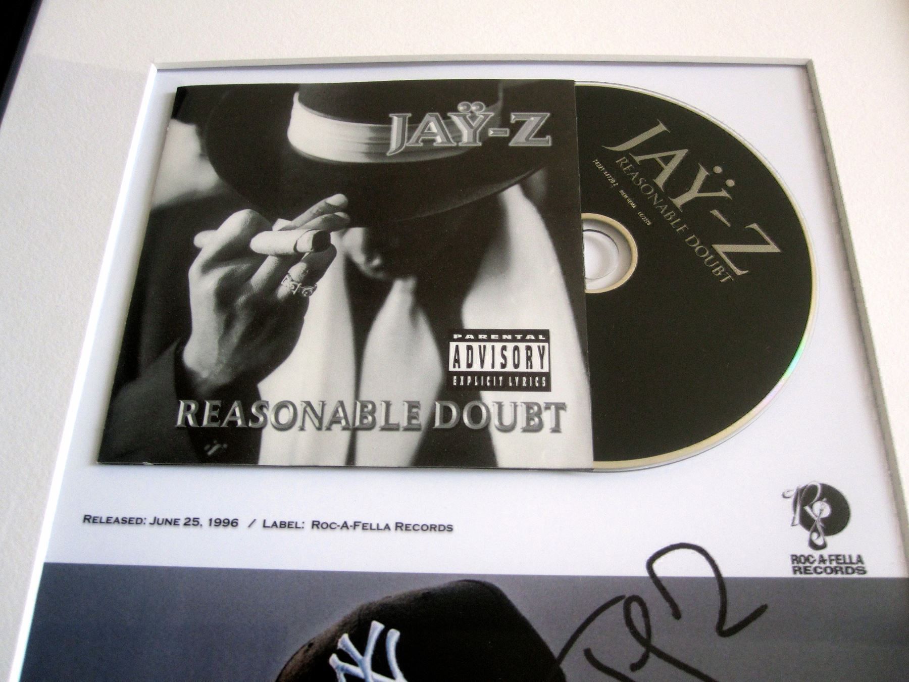 CDs: Jay-Z CD Framed Autogramm Hip Hop Rap – Neuf (Voir description) à St. Niklausen LU par Stefan_Bammert_Art 2