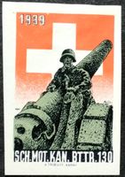Soldat 2.WK, Sch Mot Kan Battr 130, ges, Rekl, Wi Art 295b-2