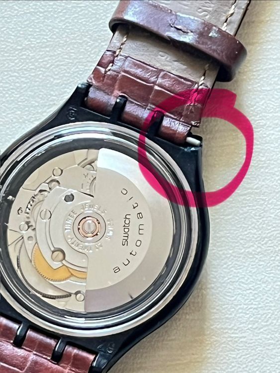 Swatch Orologi: Montre Swatch Automatic, cadran ouvert, occasion – Usato da Bern venduto da lukos 6