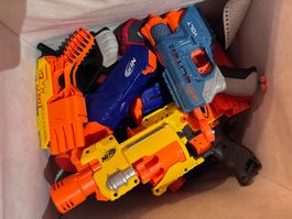 Nerf Spielzeugpistolen Set verschiedene Modelle gebraucht