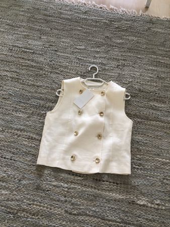 Zara Weste/Gilet, Gr. S, neuwertig mit Etikett, beige ☀️