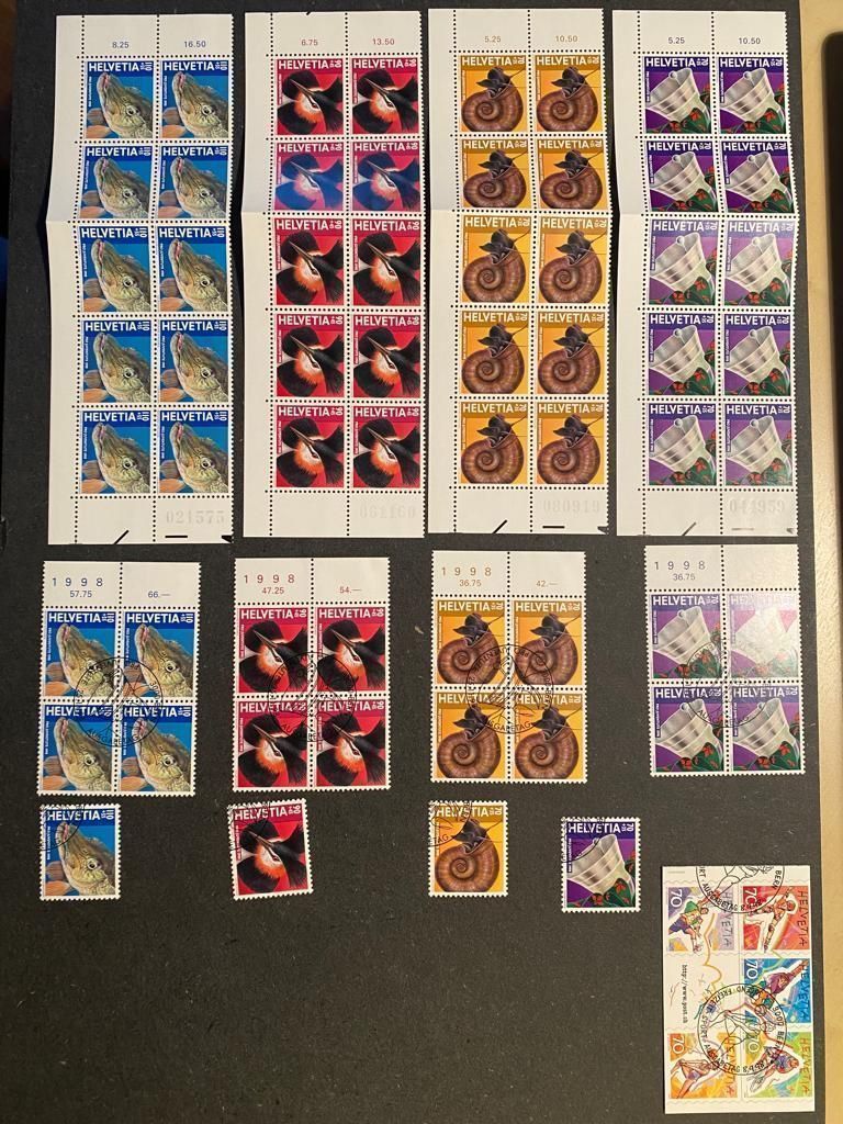 Alle Briefmarken: Los 59 1998 Pro Juventute Briefmarken – Neu (gemäss Beschreibung) aus Niederweningen von rimicanardo