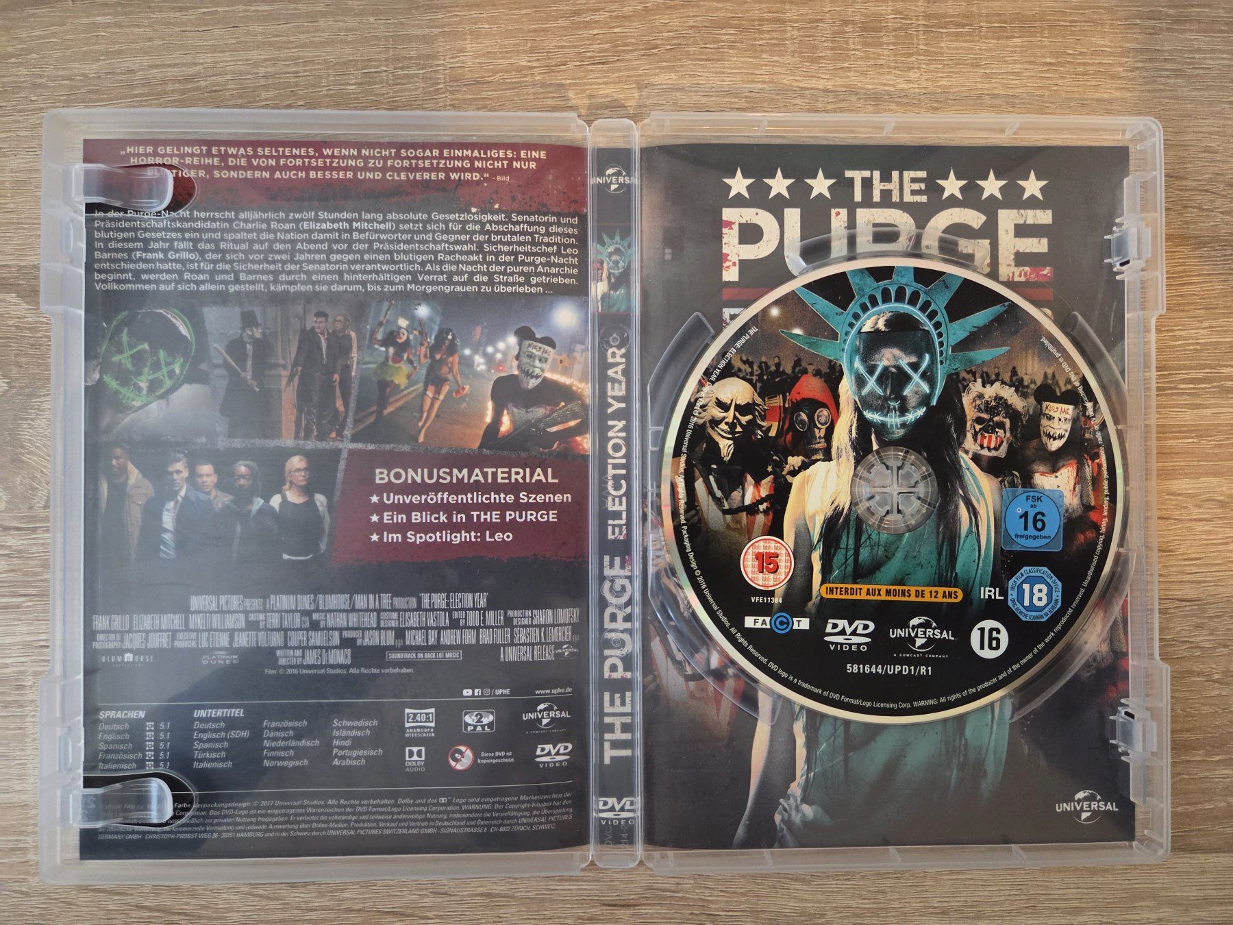 Alle DVDs: The Purge: Election Year - DVD – Gebraucht aus Carouge GE von Franllo 3