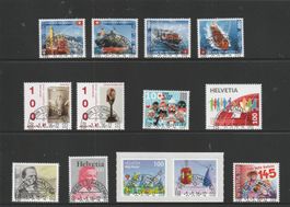 CH Briefmarken Lot Jahresserie gestempelt 2016