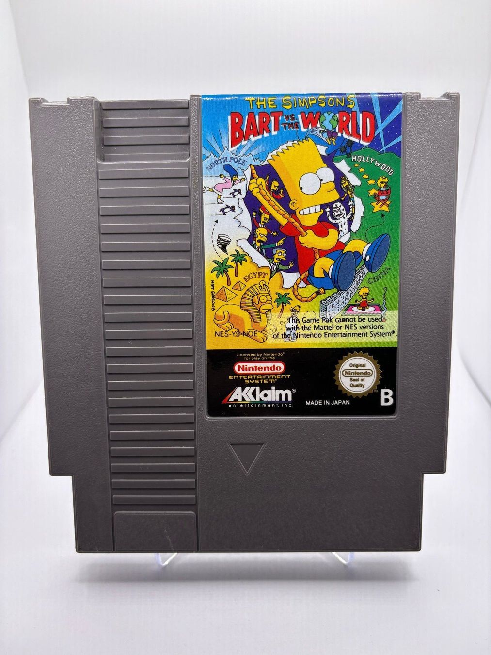 Giochi: NES - The Simpsons: Bart vs. the World – Usato da Allschwil venduto da Bullach